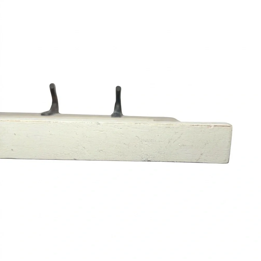 Rustic Soda Bottle Cap Wall Shelf & Coat Rack – 18
